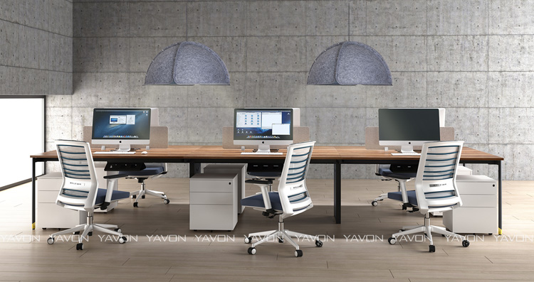 員工辦公桌-沃格面對面6人位詳情 員工辦公桌-沃格面對面6人位詳情